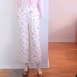 American  Eagle Outfitter Floral Print  for women dress pants  sz X S pre-owned